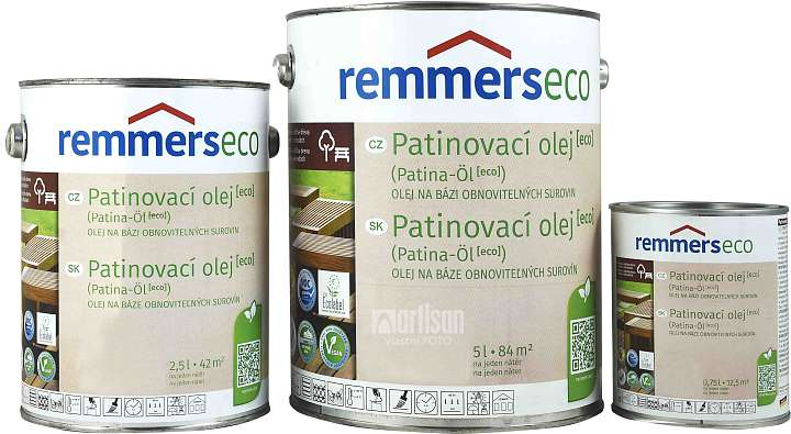 REMMERS Patinovací olej ECO - balenie 0.75 l, 2.5 l a 5 l